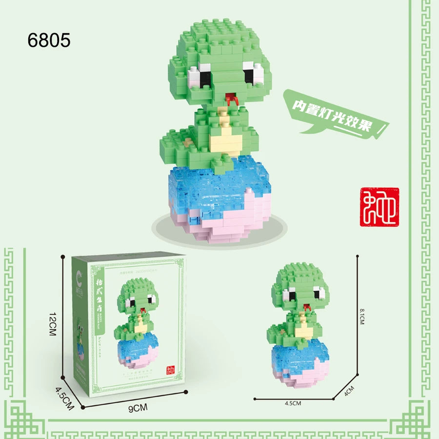 Chinese Zodiac Mini Building Blocks