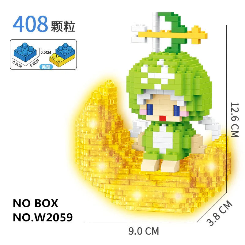Kawaii 12 Zodiac Signs (+ DEVIL/LOVE version), Educational Building Block