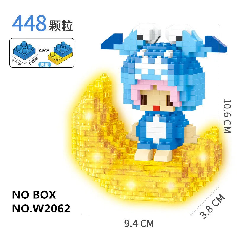 Kawaii 12 Zodiac Signs (+ DEVIL/LOVE version), Educational Building Block