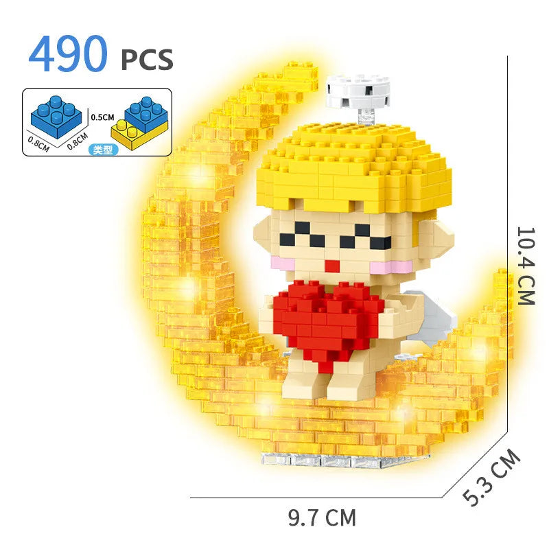 Kawaii 12 Zodiac Signs (+ DEVIL/LOVE version), Educational Building Block