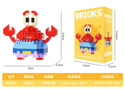 Juego de bloques de construcción educativos unisex OEM, estilo rompecabezas, juguete de construcción DIY