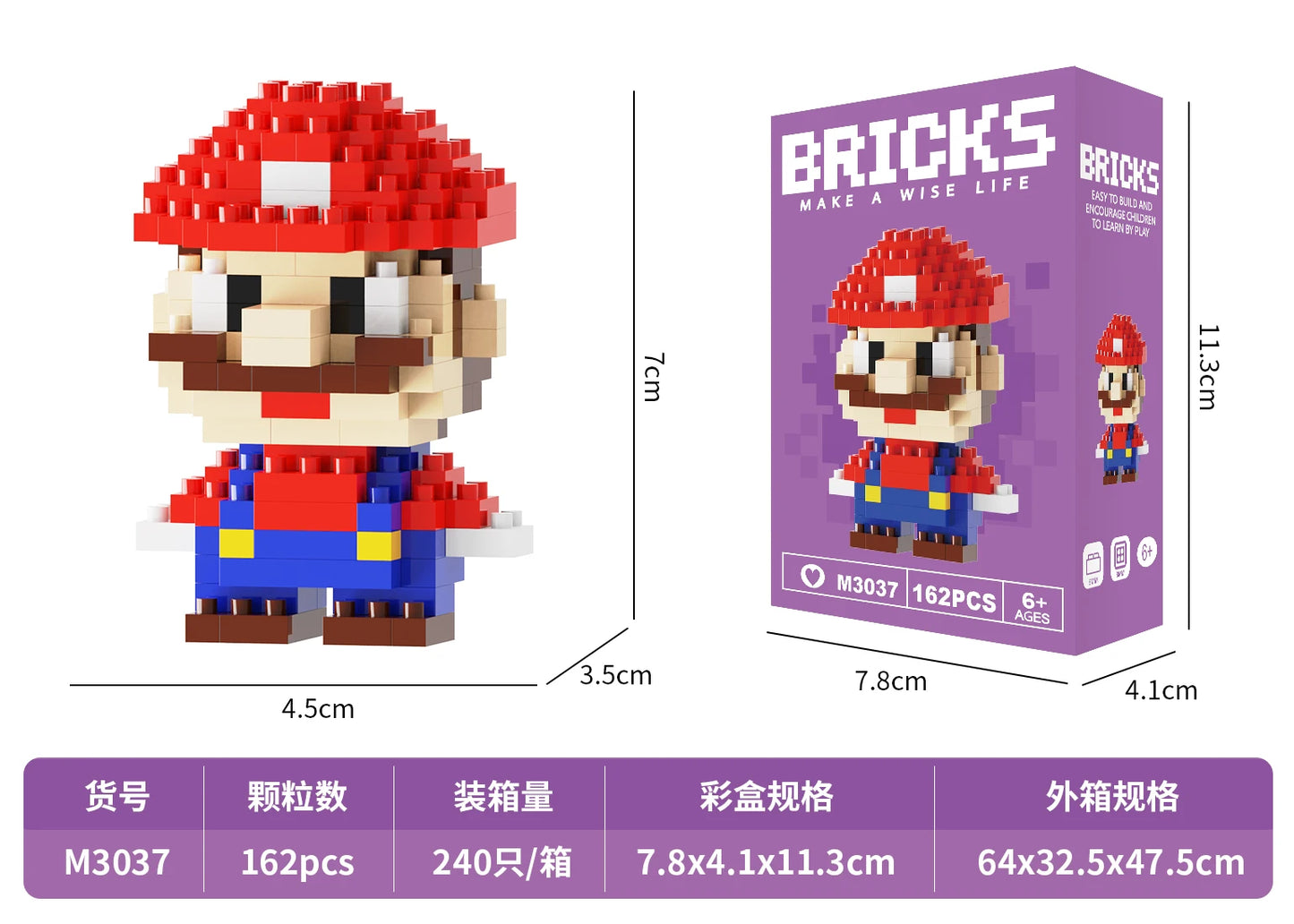Juego de bloques de construcción educativos unisex OEM, estilo rompecabezas, juguete de construcción DIY