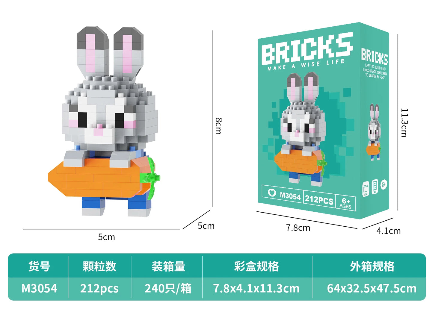 Juego de bloques de construcción educativos unisex OEM, estilo rompecabezas, juguete de construcción DIY