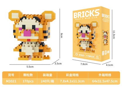 Juego de bloques de construcción educativos unisex OEM, estilo rompecabezas, juguete de construcción DIY