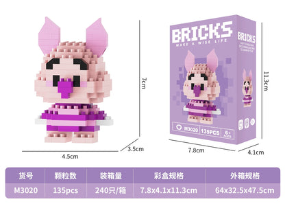 Juego de bloques de construcción educativos unisex OEM, estilo rompecabezas, juguete de construcción DIY