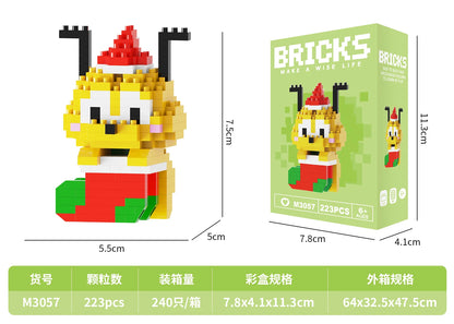 Juego de bloques de construcción educativos unisex OEM, estilo rompecabezas, juguete de construcción DIY