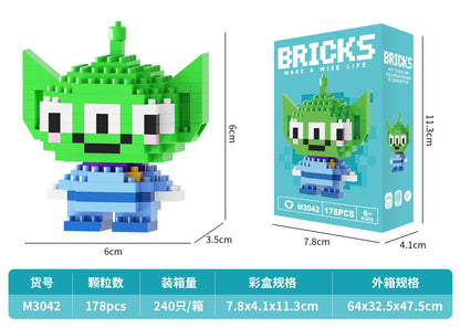 Juego de bloques de construcción educativos unisex OEM, estilo rompecabezas, juguete de construcción DIY