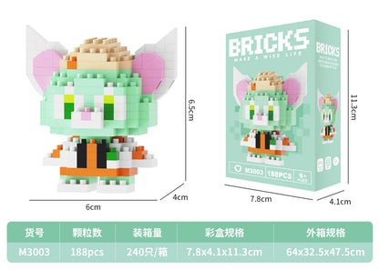 Juego de bloques de construcción educativos unisex OEM, estilo rompecabezas, juguete de construcción DIY