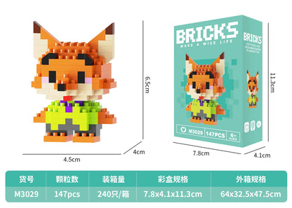 Juego de bloques de construcción educativos unisex OEM, estilo rompecabezas, juguete de construcción DIY