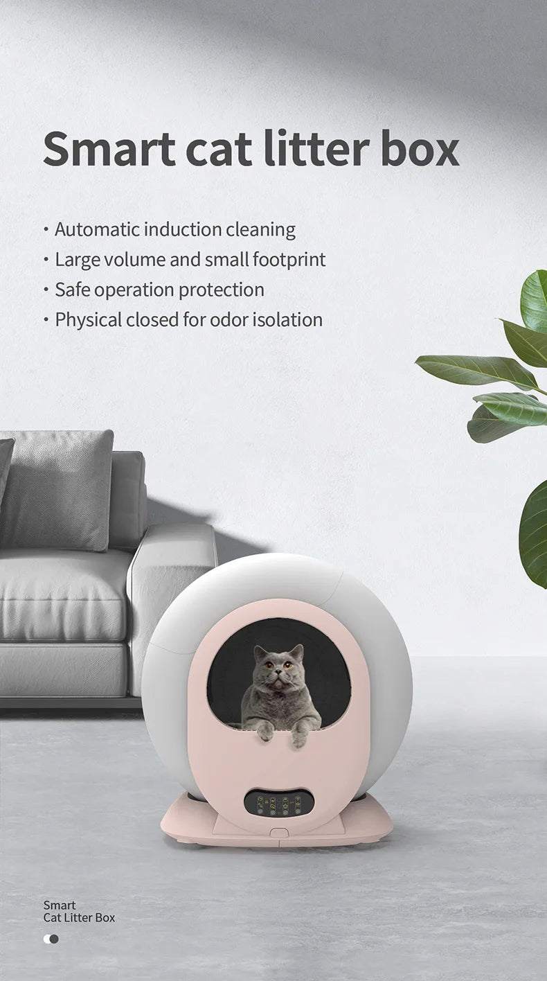 Arena De Gato Automatic Cleaning Poop Factory Smart Auto Cat Litter Box Wholesale