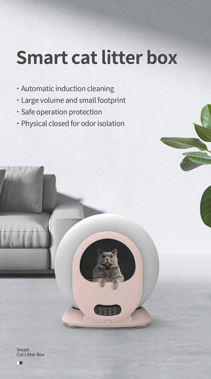 Arena De Gato Automatic Cleaning Poop Factory Smart Auto Cat Litter Box Wholesale