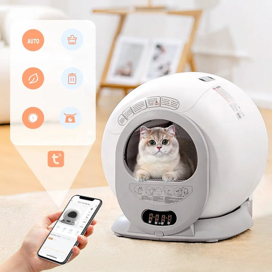 Electric Smart Self Cleaning Cat Toilet Automatic Cat Toilet Intelligent Litter Box