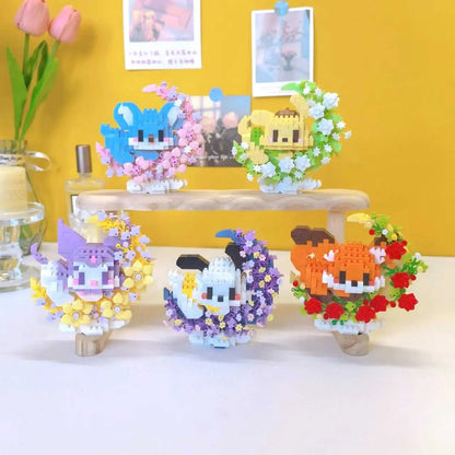 Mini mascotas adorables, bloques de construcción pequeños DIY