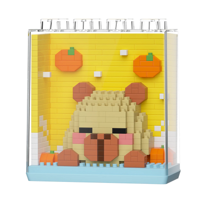 HUIQIBAO Cute animal Micro Model, Bloques de construcción DIY educativos
