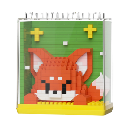 HUIQIBAO Cute animal Micro Model, Bloques de construcción DIY educativos