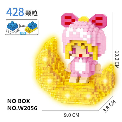 Kawaii 12 Signos del Zodiaco (+ versión DIABLO/AMOR), Bloque de Construcción Educativo