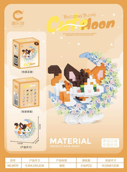 Mini mascotas adorables, bloques de construcción pequeños DIY
