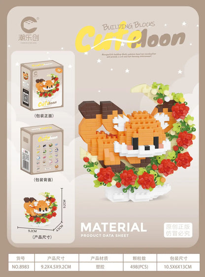 Mini mascotas adorables, bloques de construcción pequeños DIY