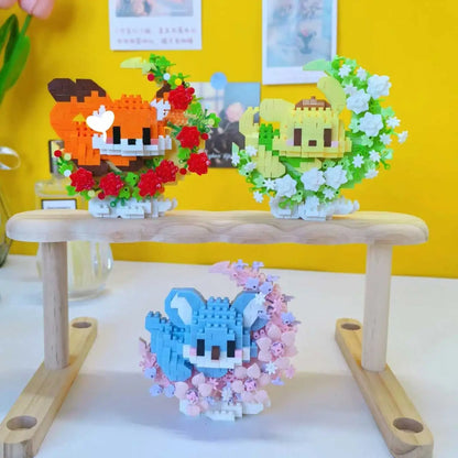 Mini mascotas adorables, bloques de construcción pequeños DIY