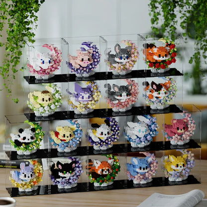 Mini mascotas adorables, bloques de construcción pequeños DIY