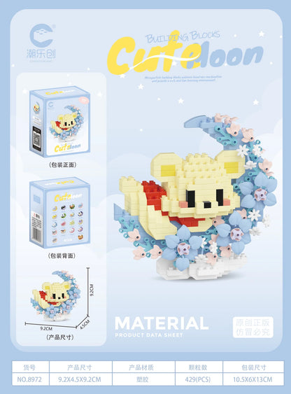 Mini mascotas adorables, bloques de construcción pequeños DIY