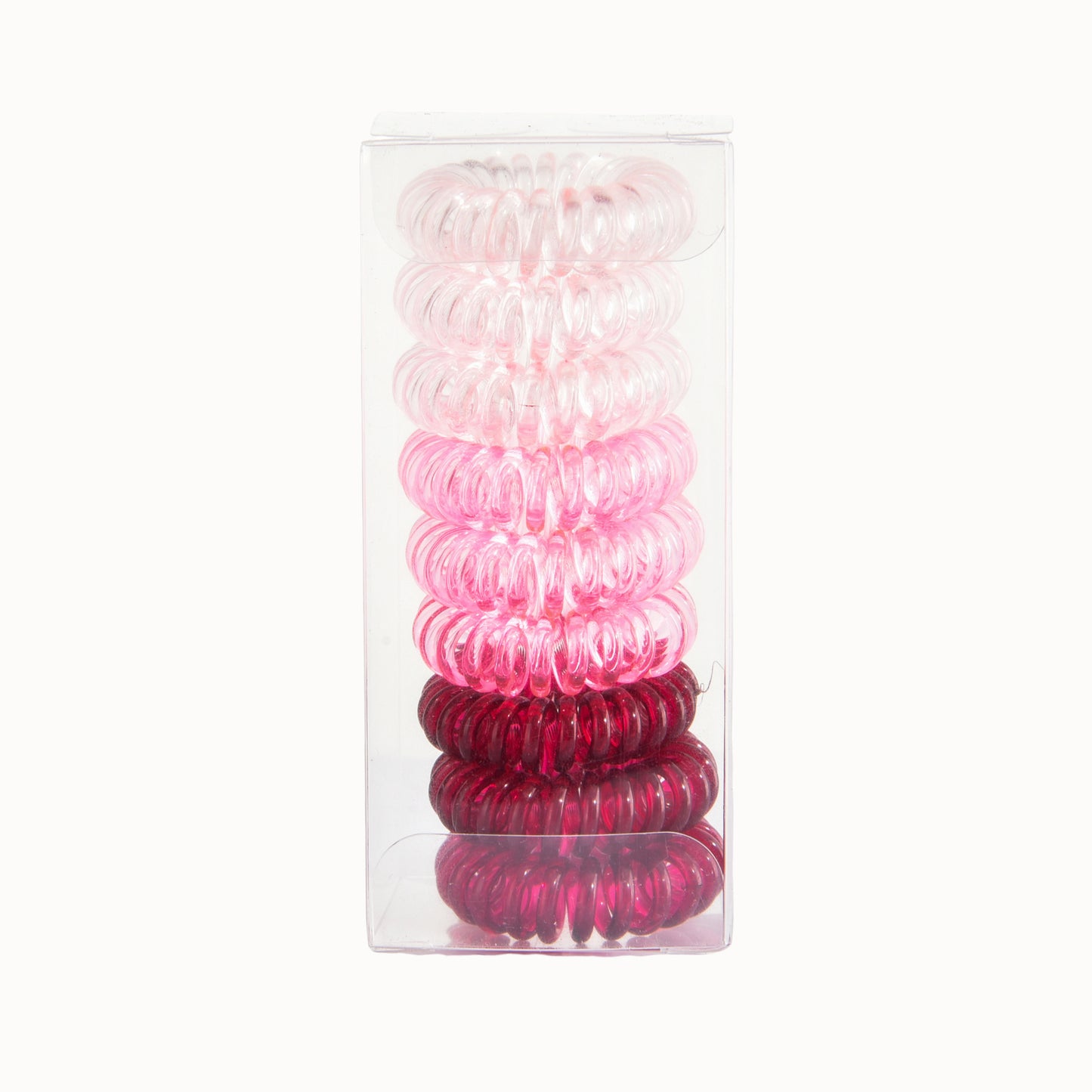 9 gomas para el pelo en espiral, antiarrugas, con cordón para mujer